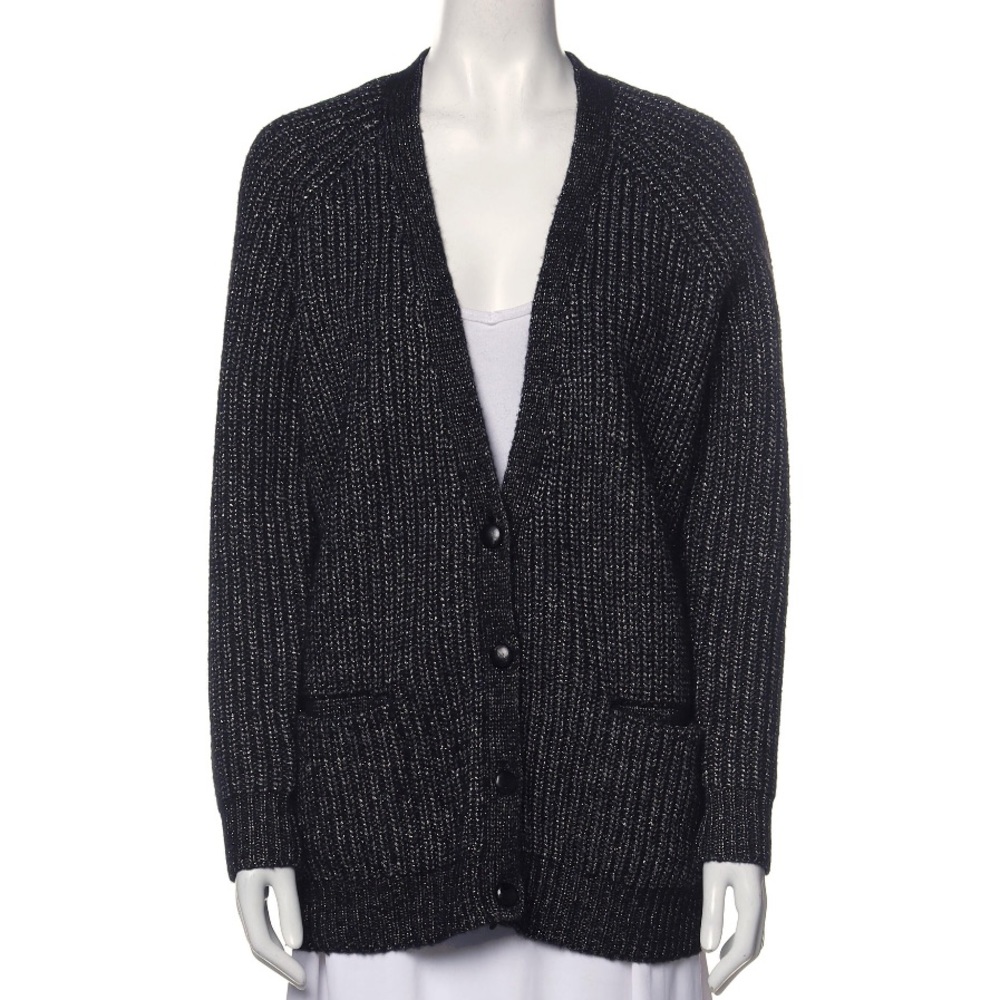 BARNEYS NEW YORK Wool Blend Cardigan